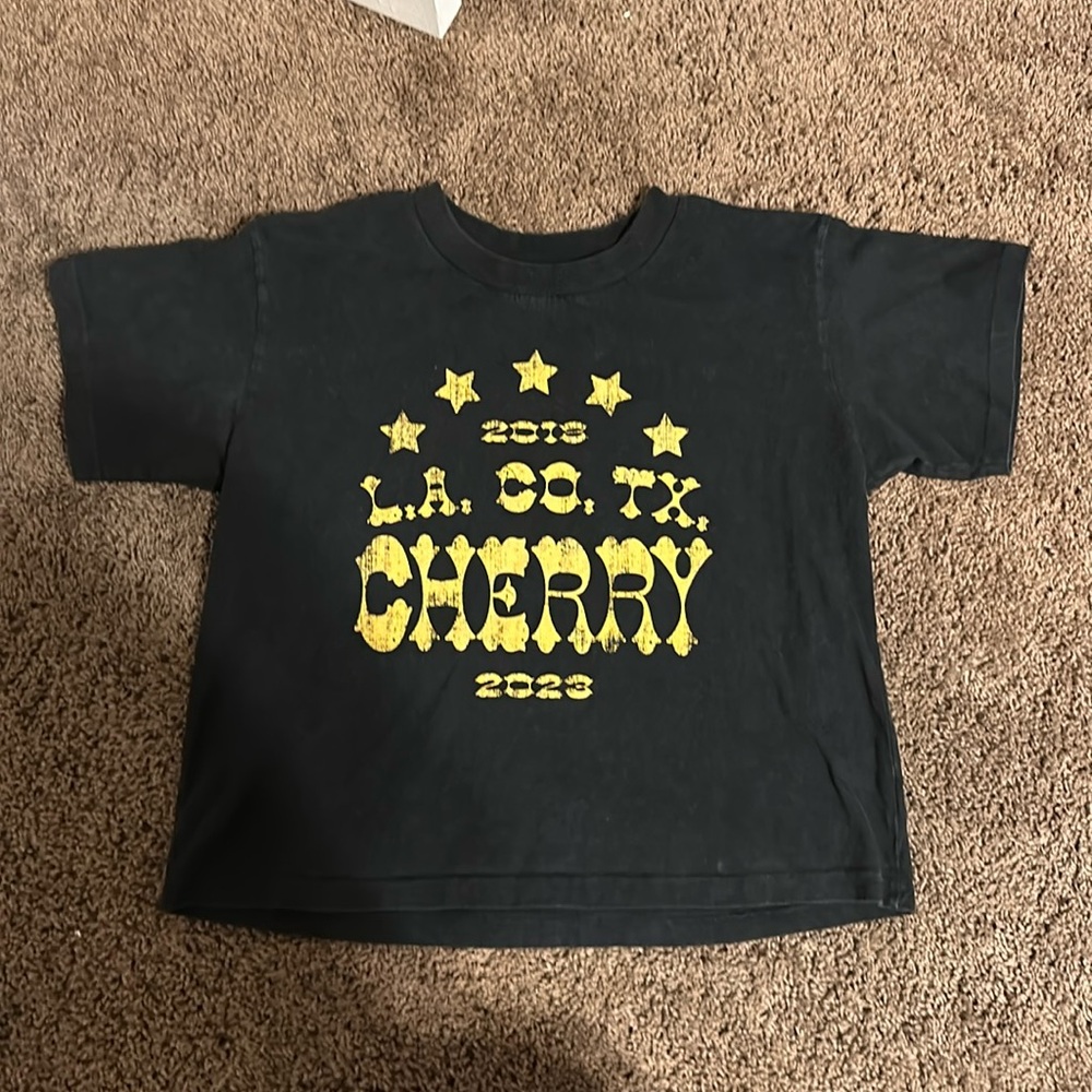 Tri State Boxy Baby Tee (Vintage Black)